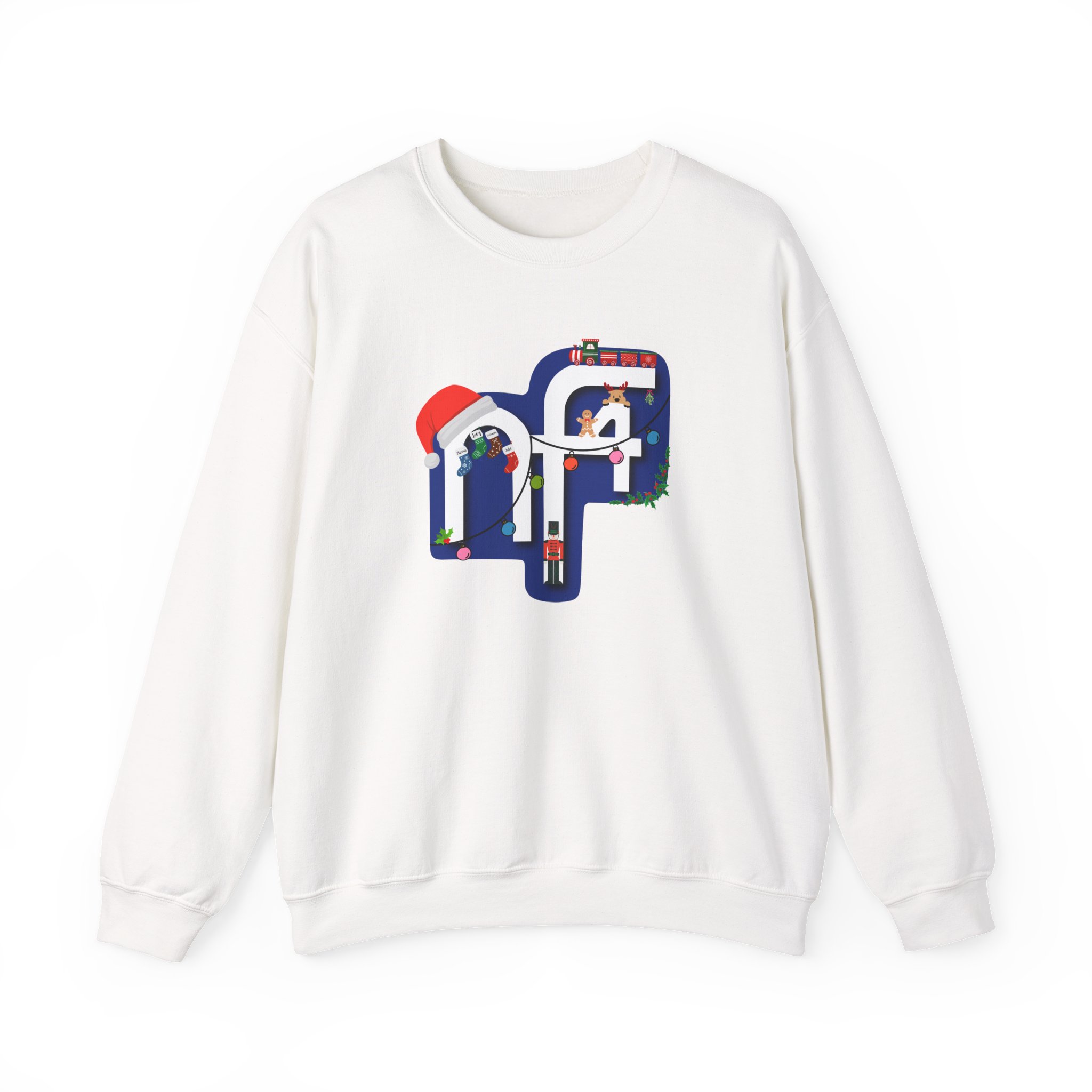 NF4 + Xmas Unisex Heavy Blend Crewneck Sweatshirt